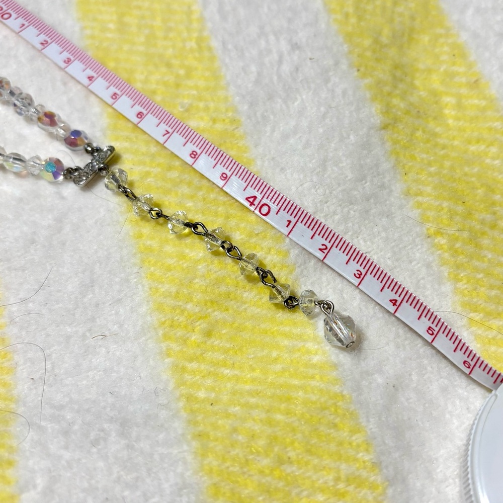 Dazzling Vintage Double-Strand Aurora Borealis Crystal Necklace - Picture 13 of 14